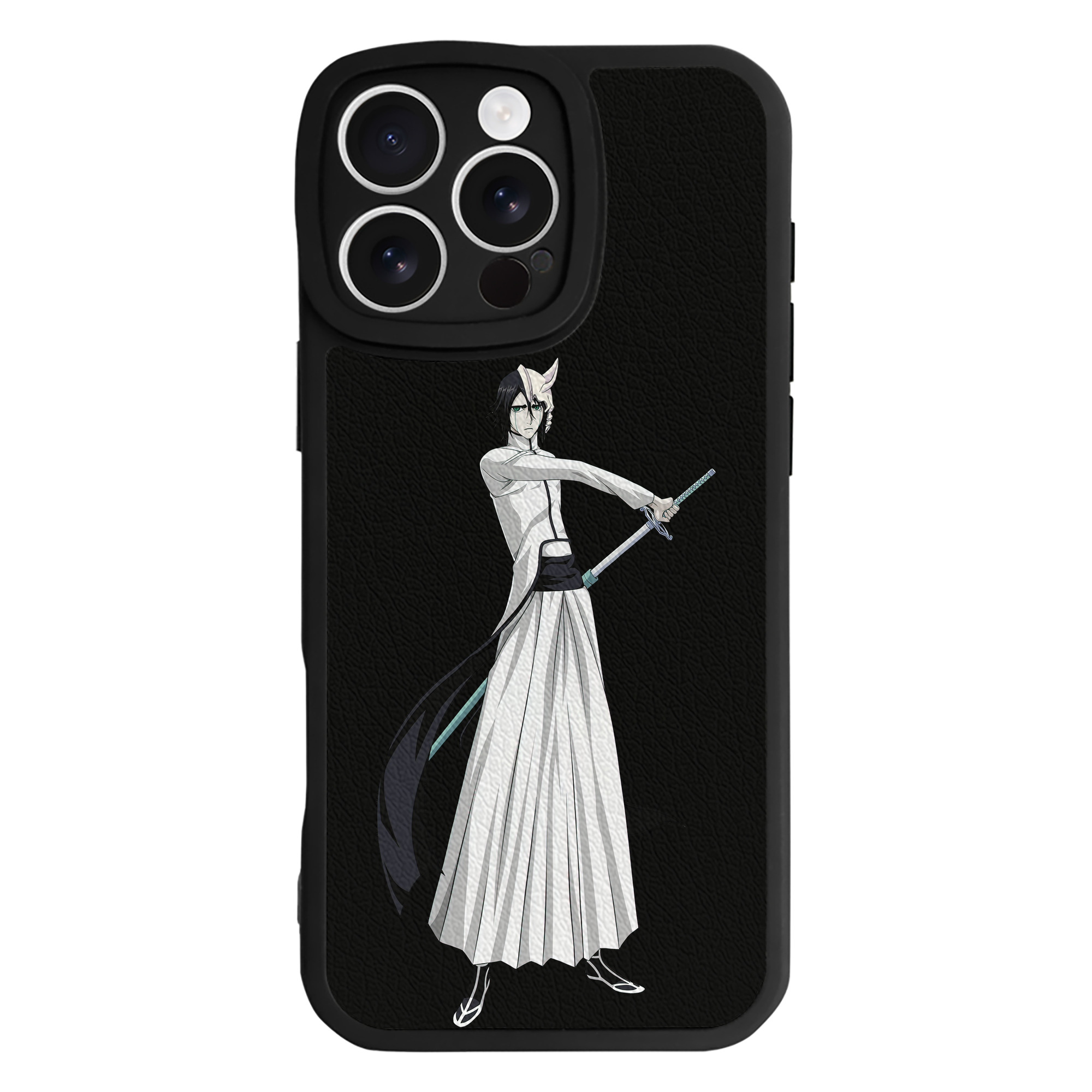 （画像用） ブリーチ ウルキオラ·シファー BLEACH Ulquiorra cifer 【iPhone 16シリーズ対応】シリコンスマホケース（レザー調） 材質：シリコン